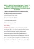 BIO301 Exam 2 V1&comma; V2 & V3 &vert; BIO301 Pharmacology Exam 2 &vert; Complete Exam Bundle with Detailed Verified Answers