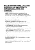 WGU BUSINESS ACUMEN C201 - CH15 QUESTIONS AND ANSWERS WITH COMPLETE SOLUTIONS 100&percnt; CORRECT&excl;&excl;&excl;