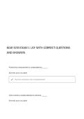 MAR 3203 Exam 1 UCF questions and answers