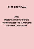 ALTA CALT Exam PDF Study Guide &vert; Certified Land Title Practice Questions & Prep