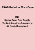 ASWB Bachelors Mock Exam PDF &vert; Social Work Licensing Practice Test & Study Guide