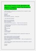 WGU D102 Practice Exam Questions and&NewLine;Answers &vert; Complete Exam Prep Resource &vert;&NewLine;A&plus; Pass Guaranteed
