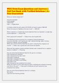 WGU D102 Exam Questions and Answers &vert;&NewLine;Full Test Bank with Verified Solutions &vert; A&plus;&NewLine;Pass Guaranteed