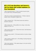 BUS 410 Exam Questions and Answers &vert;&NewLine;Full Test Bank with Verified Solutions &vert; A&plus;&NewLine;Pass Guaranteed
