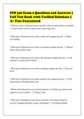 FCS 340 Exam 2 Questions and Answers &vert;&NewLine;Full Test Bank with Verified Solutions &vert;&NewLine;A&plus; Pass Guaranteed