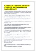 FCS 340 Exam 1 Questions and Answers&NewLine;&lpar;2026&rpar; &vert; Full Test Bank with Verified&NewLine;Solutions &vert; Grade A&plus;