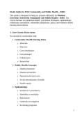WGU D402&colon;  Community and Public Health Study Guide &vert; 2026 update