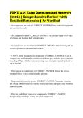 FDNY A35 Exam Questions and Answers&NewLine;&lpar;2026&rpar; &vert; Comprehensive Review with&NewLine;Detailed Rationales &vert; A&plus; Verified