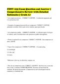 FDNY A35 Exam Question and Answer &vert;&NewLine;Comprehensive Review with Detailed&NewLine;Rationales &vert; Grade A&plus;&NewLine;