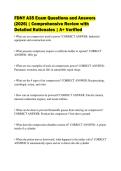 FDNY A35 Exam Questions and Answers&NewLine;&lpar;2026&rpar; &vert; Comprehensive Review with&NewLine;Detailed Rationales &vert; A&plus; Verified