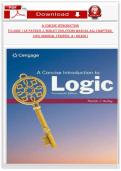 Solutions Manual for A Concise Introduction to Logic&comma; 14th Edition &ndash; Patrick J&period; Hurley &lpar;All Chapters&comma; Verified&comma; A&plus; Grade&rpar;