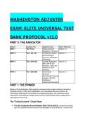 Washington State Adjuster License Exam 2026&sol;2027&colon; Elite Test Bank & Study Guide &vert; 60 Q&A