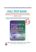 Primary Care Medicine testbank Office Evaluation 8th Edition by Goroll Mulley 1