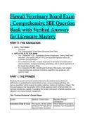 2026&sol;2027 Hawaii Veterinary Board Exam Prep&colon; Elite 88-Question SBE Test Bank & Clinical Scenarios