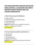 Test Bank &ndash; Phlebotomy Simplified &lpar;3rd Edition&rpar; &ndash; Garza