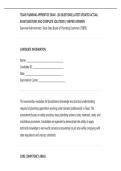 TEXAS PLUMBING APPRENTICE EXAM - &lpar;80 QUESTIONS&rpar; LATEST UPDATED ACTUAL&NewLine;EXAM QUESTIONS AND COMPLETE SOLUTIONS &vert; VERIFIED ANSWERS
