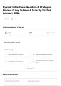 Ryanair Initial Exam Questions &vert; Strategies Review of Key Quizzes & Expertly Verified Answers&comma; 2026