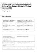 Ryanair Initial Exam Questions &vert; Strategies Review of Key Quizzes & Expertly Verified Answers&comma; 2026