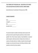 TEXAS PLUMBING SAFETY PROCEDURES EXAM - &lpar;100 QUESTIONS&rpar; LATEST UPDATED&NewLine;ACTUAL EXAM QUESTIONS AND COMPLETE SOLUTIONS &vert; VERIFIED ANSWERS