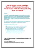 ASA 104 Bareboat Cruising Certification Exam 2026 Bundle
