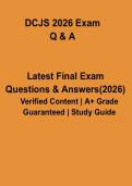 DCJS 2026 Exam &vert; Virginia Security Officer Certification Study Guide & Practice Questions PDF