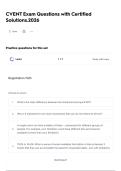 CVENT Exam Questions with Certified Solutions&period;2026