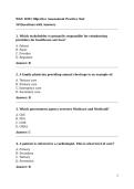 WGU D391&colon; Objective Assessment Practice Test &vert; 2026 Complete S0lutions