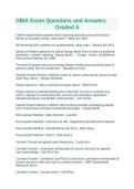 DBIA Exam Questions and Answers &vert; Design-Build Certification Study Guide &vert; Practice Test with Verified Solutions