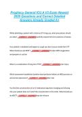 Prophecy General ICU A V3 Exam Newest &NewLine;2026 Questions and Correct Detailed &NewLine;Answers Already Graded A&plus; 