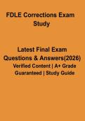 FDLE Corrections Exam Study Guide &vert; Florida Correctional Officer Certification Practice Questions PDF&NewLine;