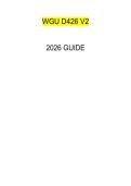 WGU D426 V2 Study Guide 2026 &vert; Exam Questions&comma; Notes & Data Management Prep