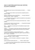 ISM 3113 MIDTERM QUESTIONS AND VERIFIED ACCURATE ANSWERS