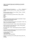 ISM 3113 QUESTIONS AND VERIFIED ACCURATE ANSWERS