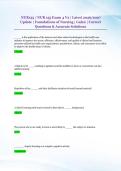 NUR155 &sol; NUR 155 Exam 4 V2 &vert; Latest 2026&sol;2027 &NewLine;Update &vert; Foundations of Nursing &vert; Galen &vert; Correct &NewLine;Questions & Accurate Solutions