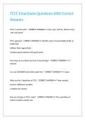 TCCC Final Exam Questions With Correct Answers