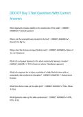 DEX IOT Day 1 Test Questions With Correct Answers