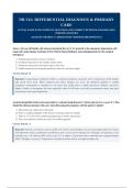 NR 511&colon; DIFFERENTIAL DIAGNOSIS & PRIMARY&NewLine;&NewLine;CARE&NewLine;&NewLine;ACTUAL EXAM WITH COMPLETE QUESTIONS AND CORRECT DETAILED ANSWERS &lpar;100&percnt;&NewLine;&NewLine;VERIFIED ANSWERS&rpar;&NewLine;&NewLine;&vert;ALREADY GRADED A&plus;&vert; &vert;&vert;PROFESSOR VERIFIED&vert;&vert; &vert;&vert;BRANDNEW&excl;&excl;&excl;&vert;&vert;2026