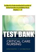 Test Bank &mdash; Understanding the Essentials of Critical Care Nursing&comma; 3rd Edition &lpar;Perrin&comma; 2019&rpar;&comma; Chapters 1-19 &vert; All Chapters Covered&NewLine;