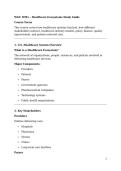WGU D391&colon;Healthcare Ecosystems Study Guide &vert; 2026 correct questions and answers
