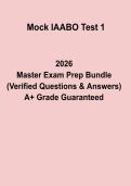 Mock IAABO Test 1 &vert; Basketball Referee Certification Practice Exam Questions & Answers PDF
