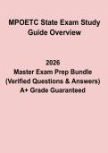 MPOETC State Exam Study Guide Overview &vert; Pennsylvania Law Enforcement Certification Prep PDF