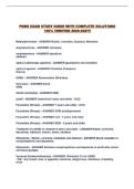 PMHS EXAM STUDY GUIDE WITH COMPLETE SOLUTIONS 100&percnt; VERIFIED 2026-2027&excl;&excl;