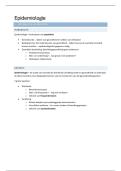 Epidemiologie Samenvatting &vert; Gezondheid en Maatschappij II &vert; UGent &vert; 2025&sol;26