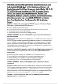 RHIT Health Information Management Final Review Practice Exam Study Guide Updated 2026 