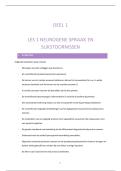 samenvatting dysartrie