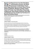 Wound Care Certification Practice Exam Study Guide Updated 2026 