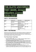 Elite Universal Test Bank&colon; 2026&sol;2027 Oregon Adjusters License Exam Prep &lpar;60 Q&A with Distractor Analysis&rpar;