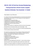 NSG120 &sol; NSG 120 Final Exam&colon; Nursing Pathophysiology &ndash; Herzing Actual Exam 2026&sol;2027 All Units Covered &vert; Complete Questions & Rationales &vert; Pass Guaranteed - A&plus; Graded