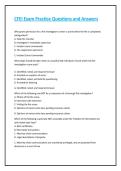CFEI Exam Practice Questions and Answers
