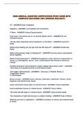 &lpar;NHA&rpar; MEDICAL ASSISTING CERTIFICATION STUDY GUIDE WITH COMPLETE SOLUTIONS 100&percnt; VERIFIED 2026-2027&excl;&excl;